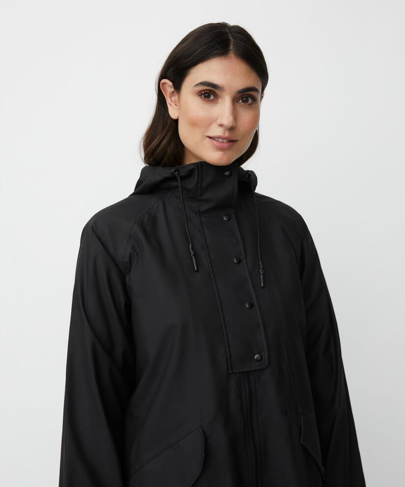Theia Regnfrakke, Black