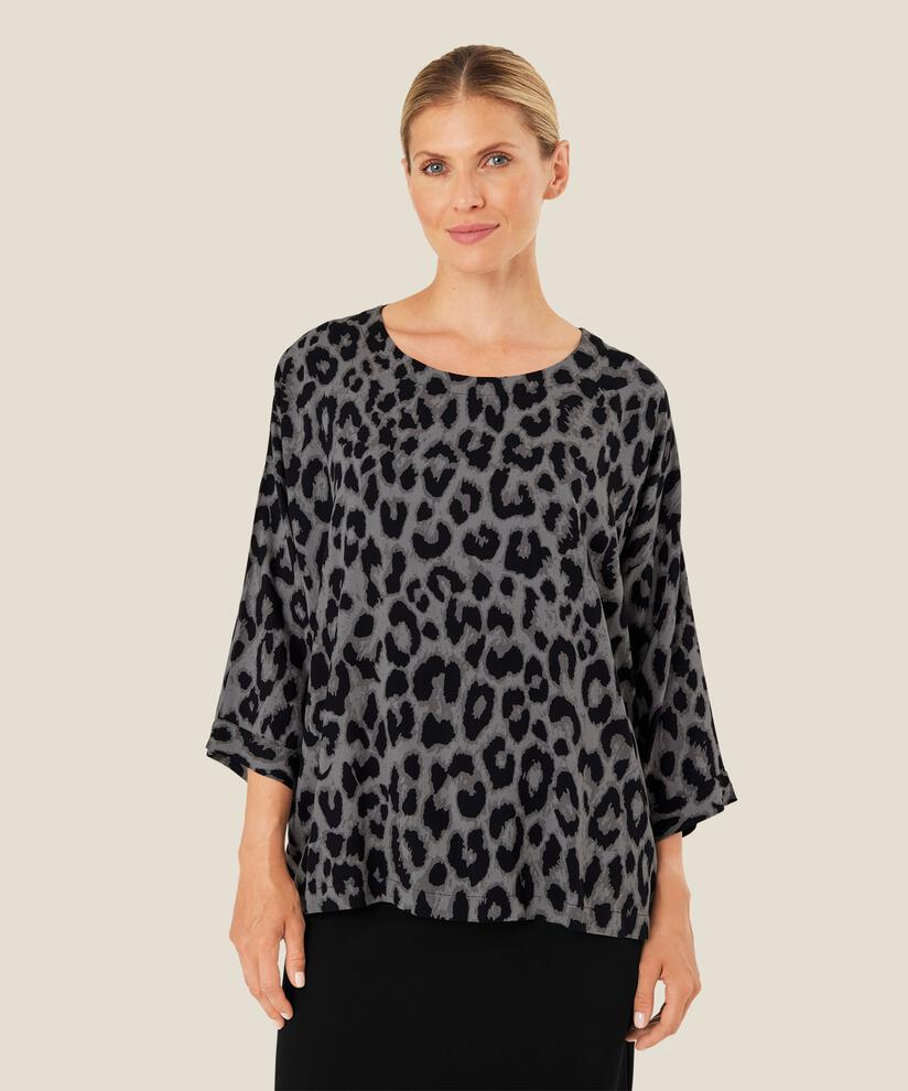 Becca Top, Steel Grey
