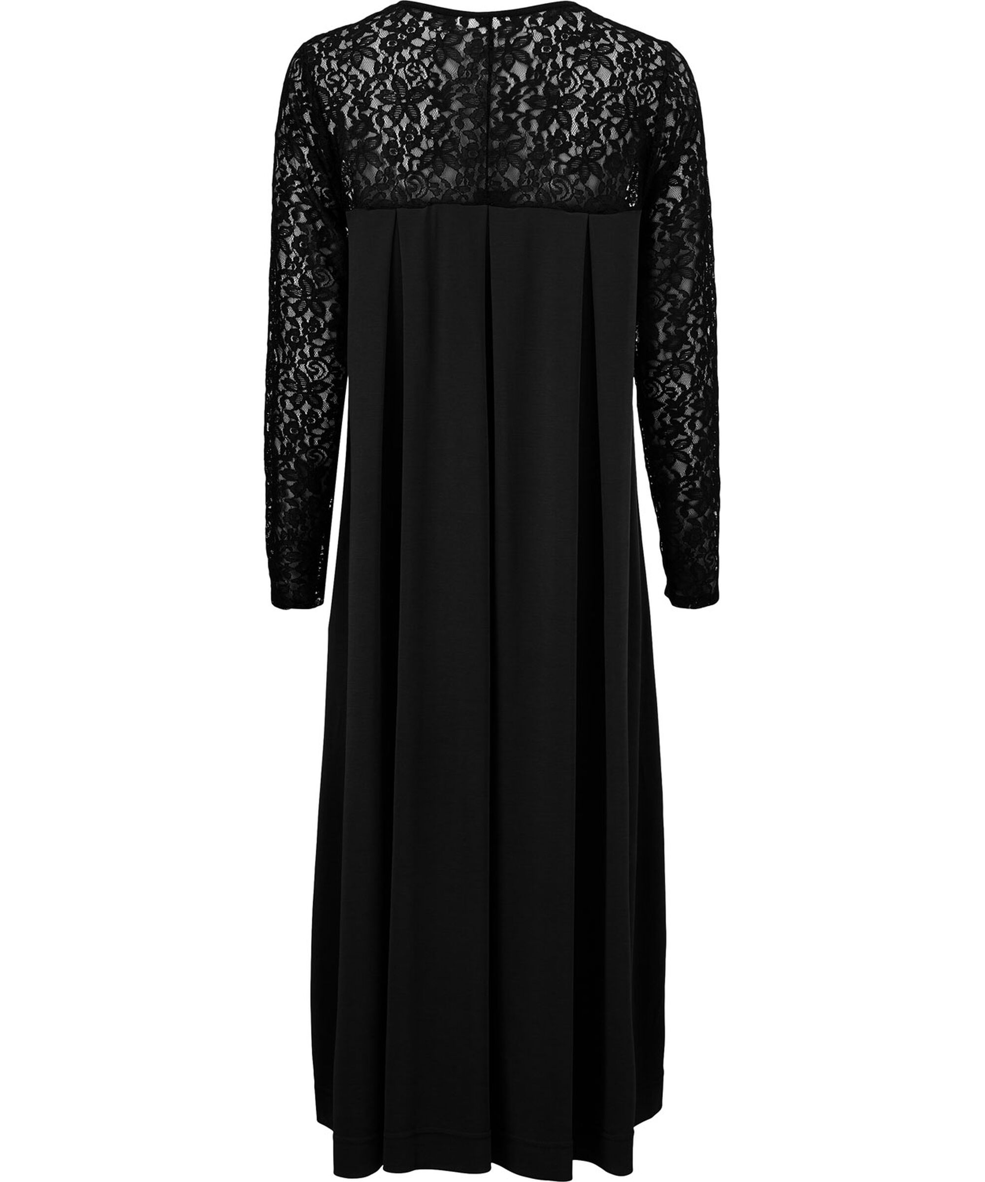 NERIDA JERSEY KJOLE, Black