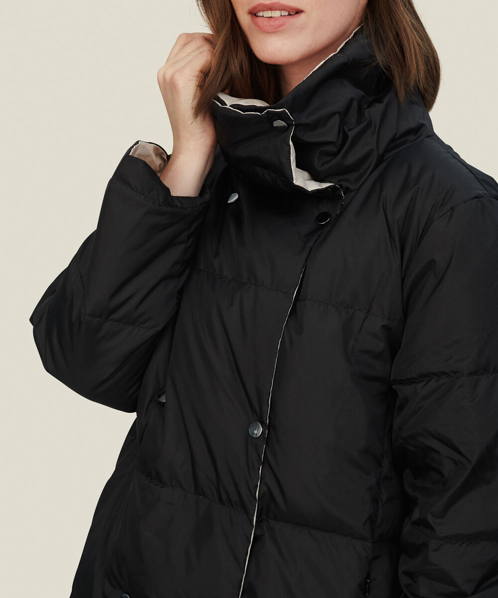 TUSNA DUNFRAKKE, Black/Pumice