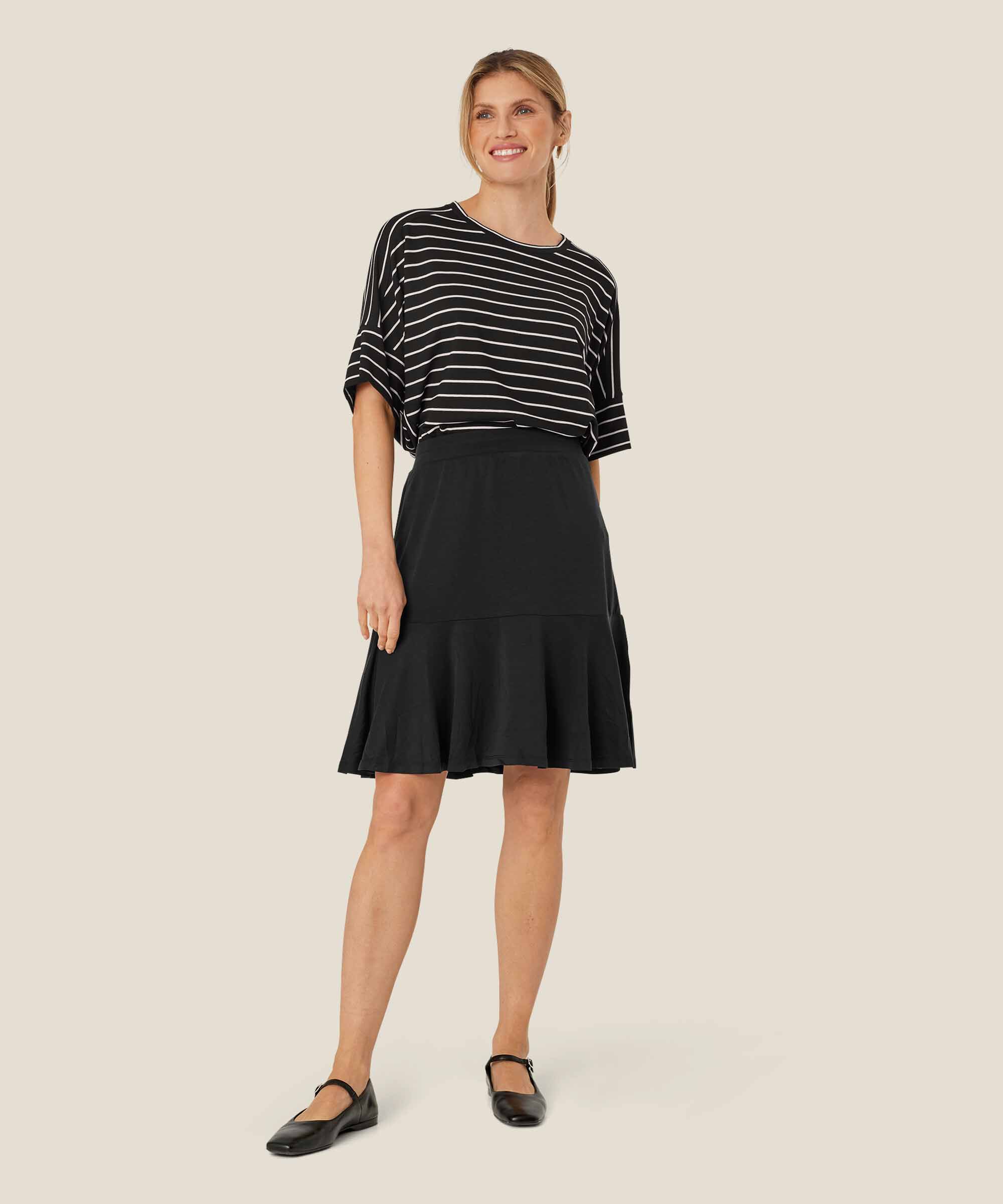 Scarla JERSEY Nederdel, Black