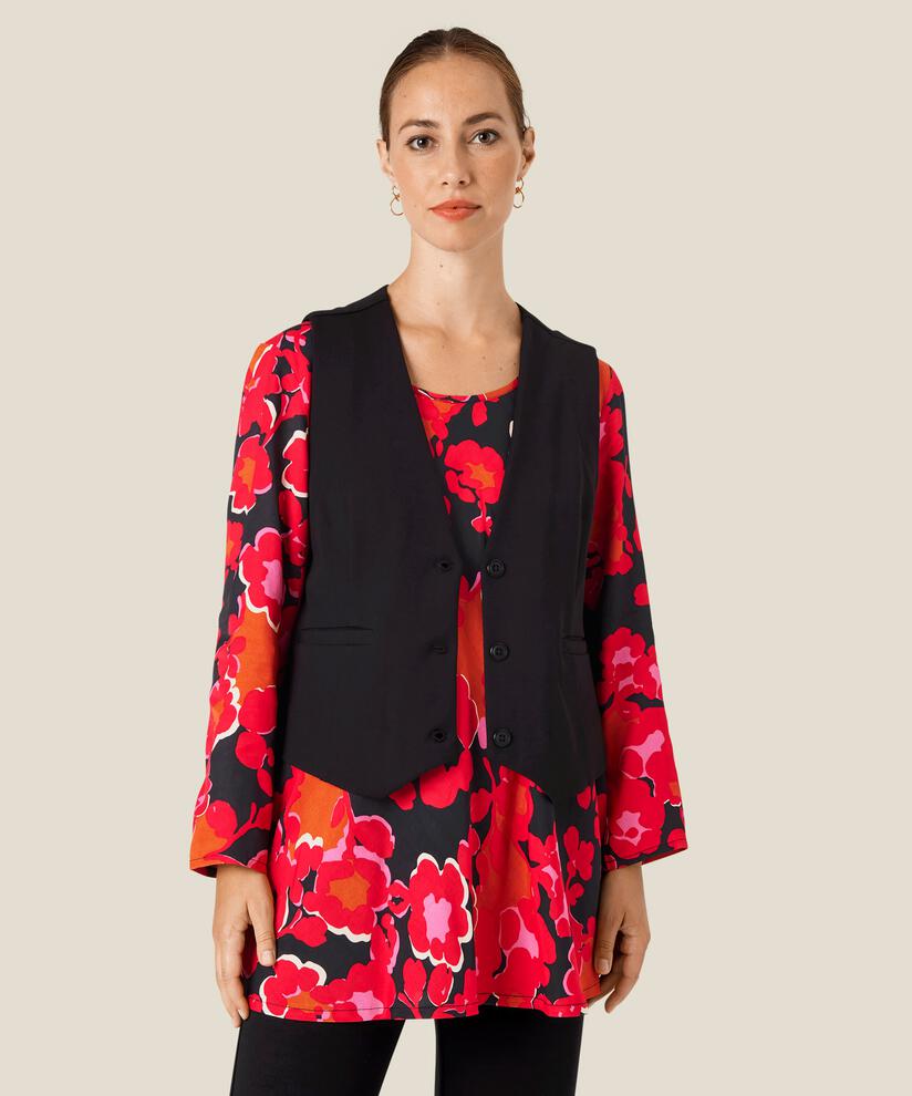 Jools JERSEY vest, Black, hi-res