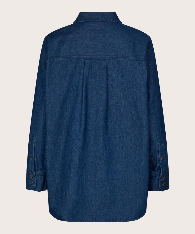 Indiba Skjorte, Dark Denim