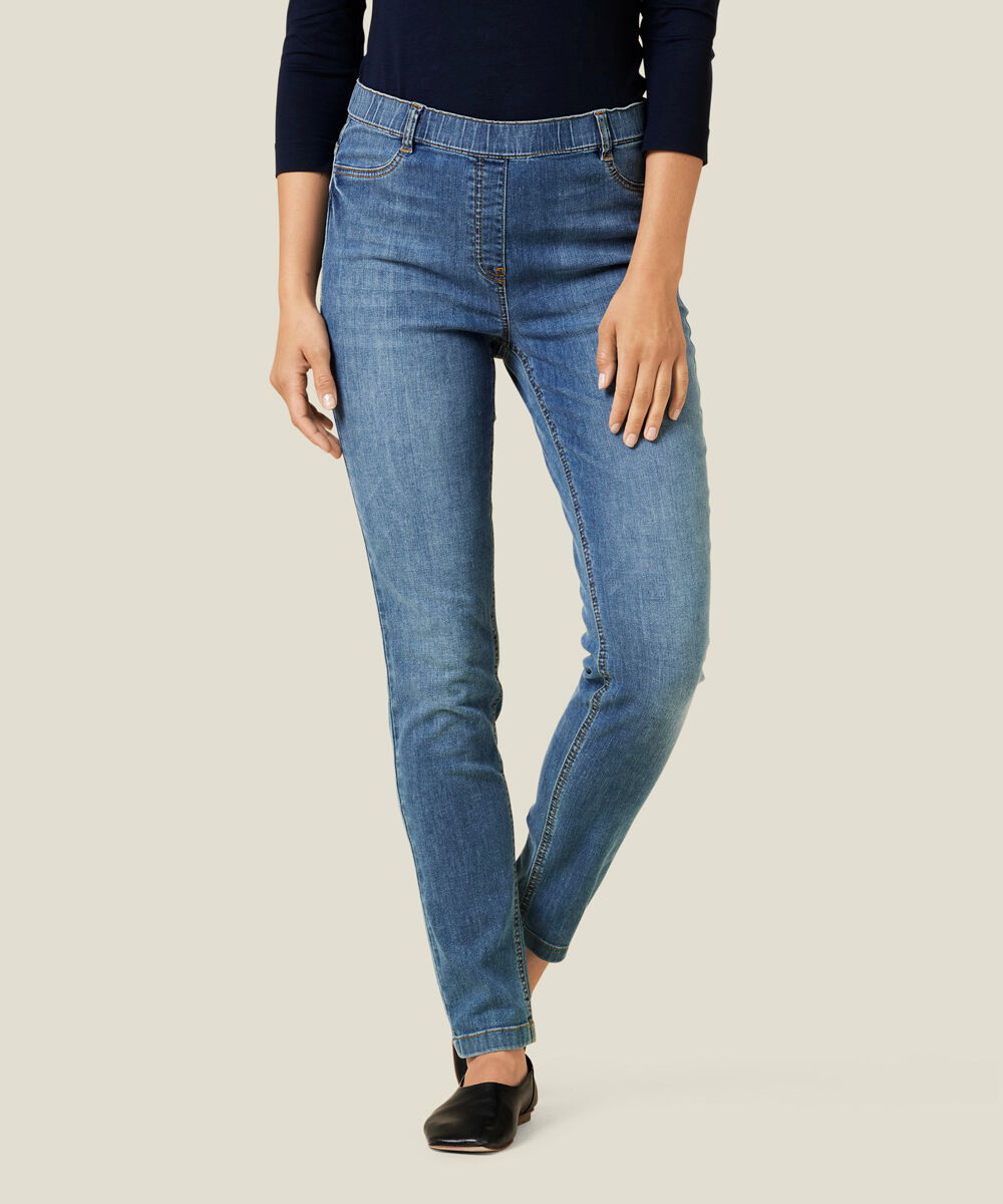 PAPIA BUKSER, Blue Denim