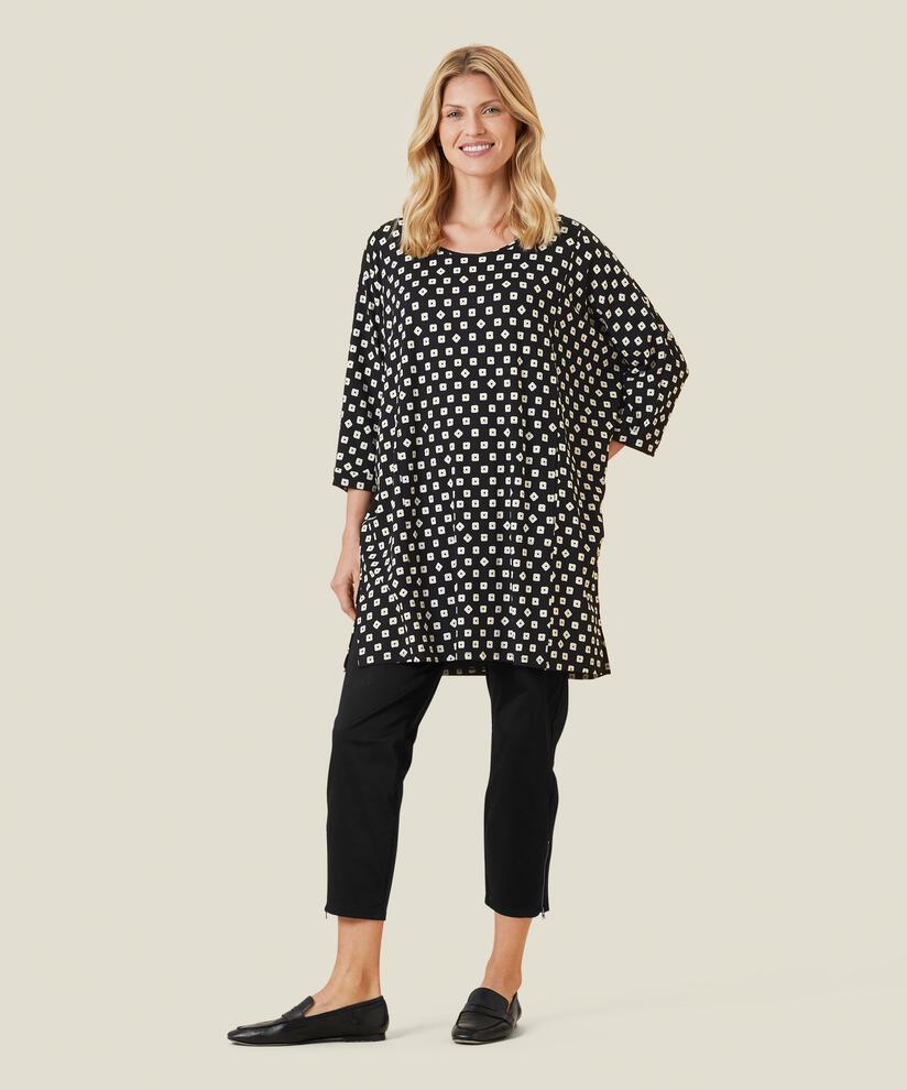 GALENY JERSEY TUNIKA, Black