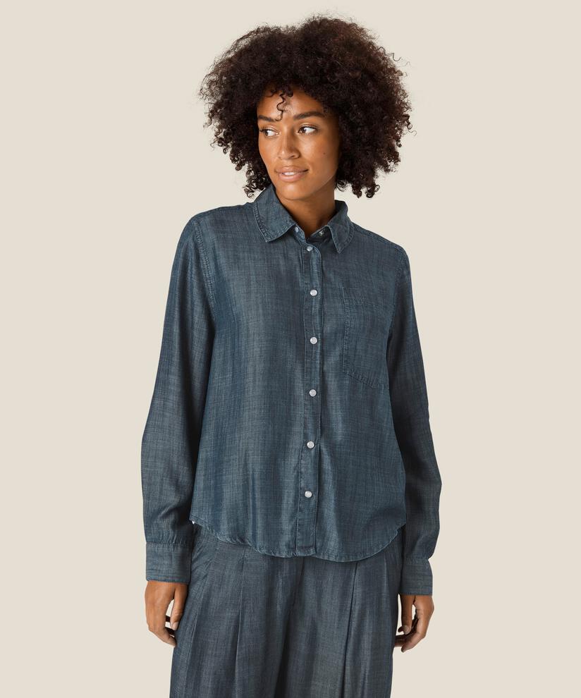 Idala skjorte, Blue Denim, hi-res