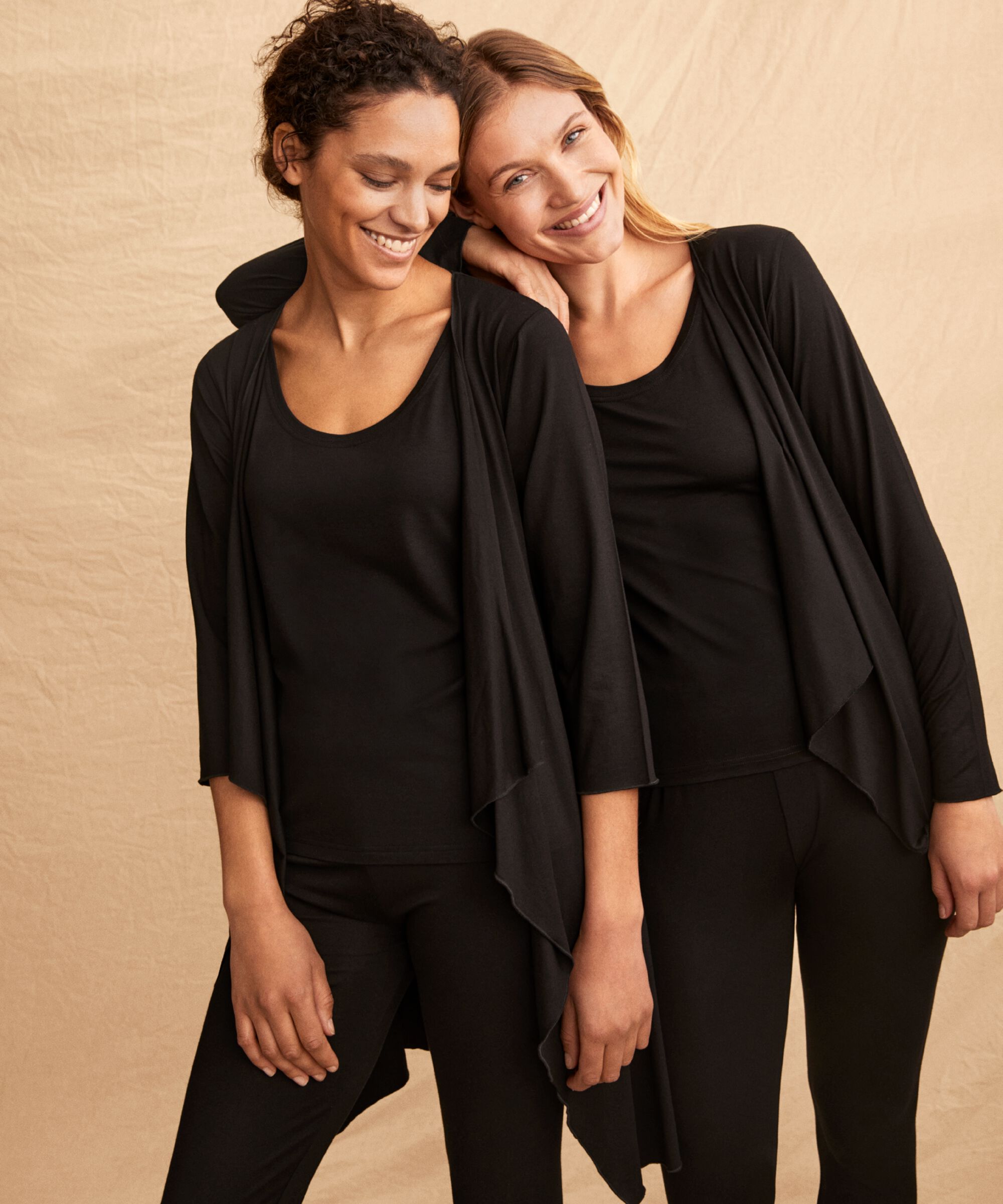 Ibone Jersey Cardigan, Black