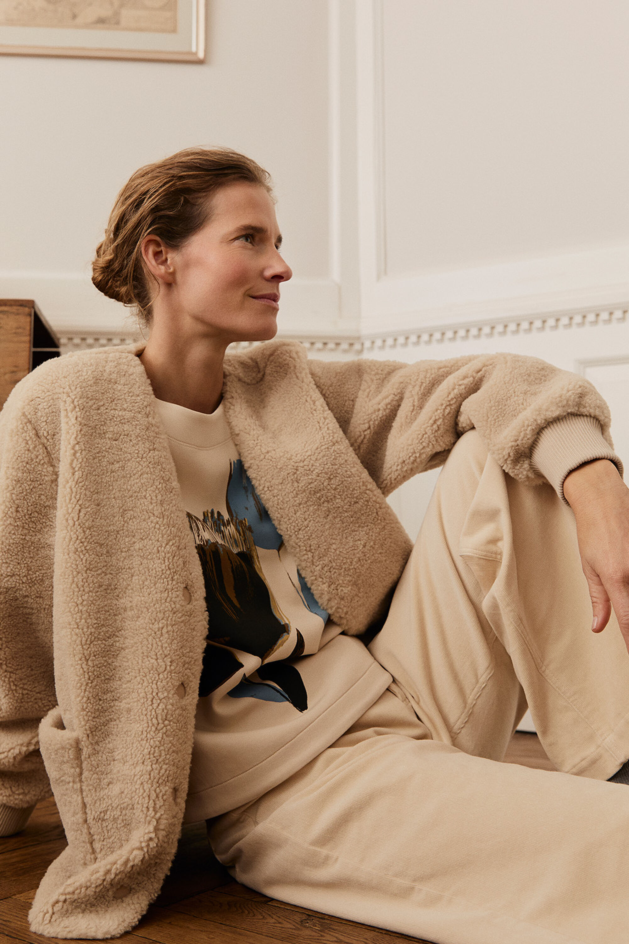 Junte Teddy Fleecejakke - Fog, Desvon JERSEY Top - Fog, Philine Bukser - Fog