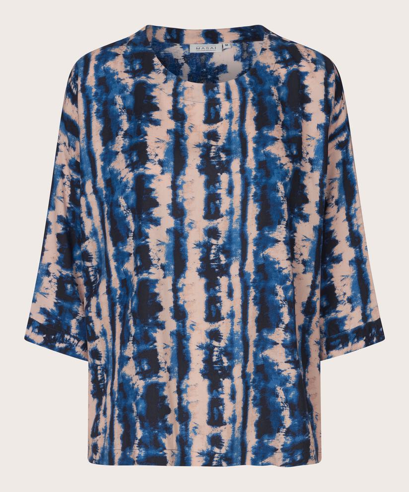 Becca Top, Navy Peony