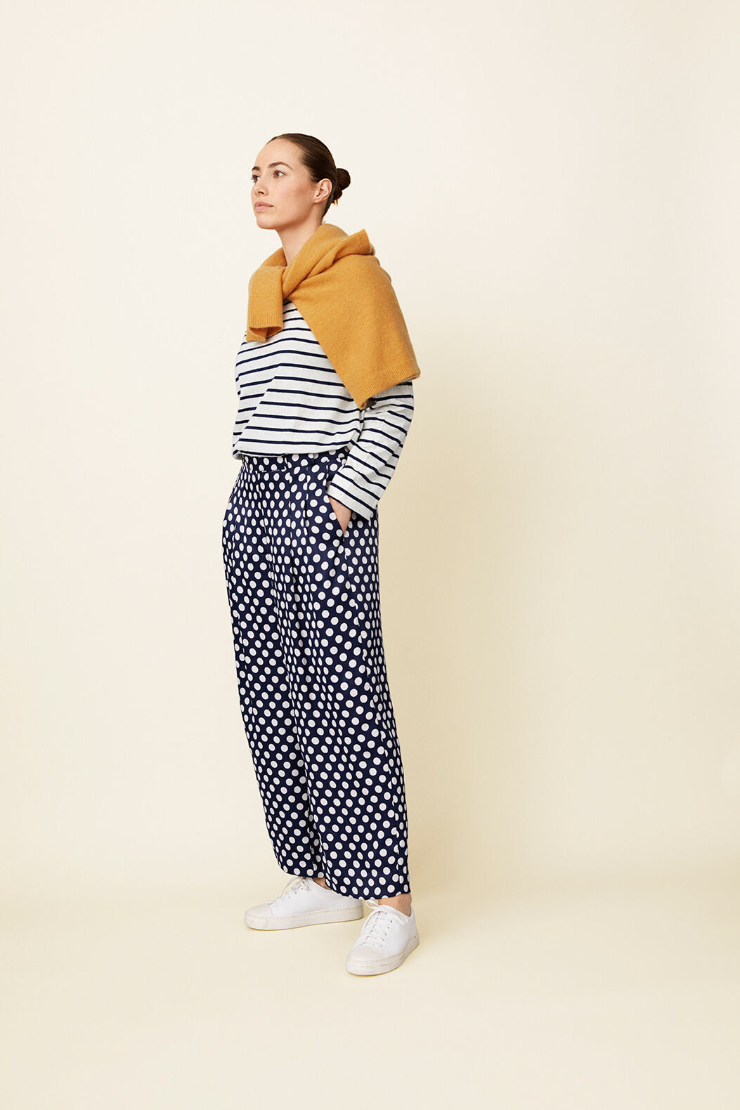 Bona JERSEY Top, Navy