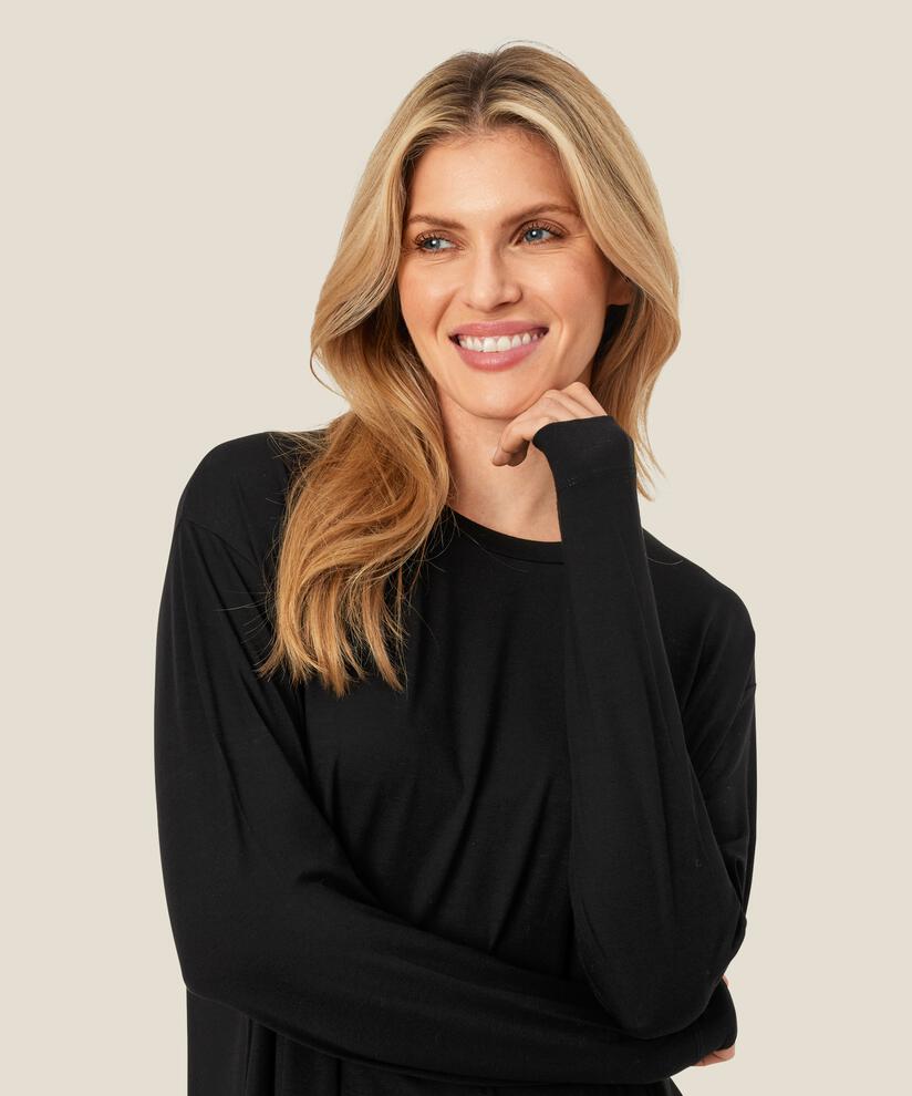 Gael JERSEY Tunika, Black