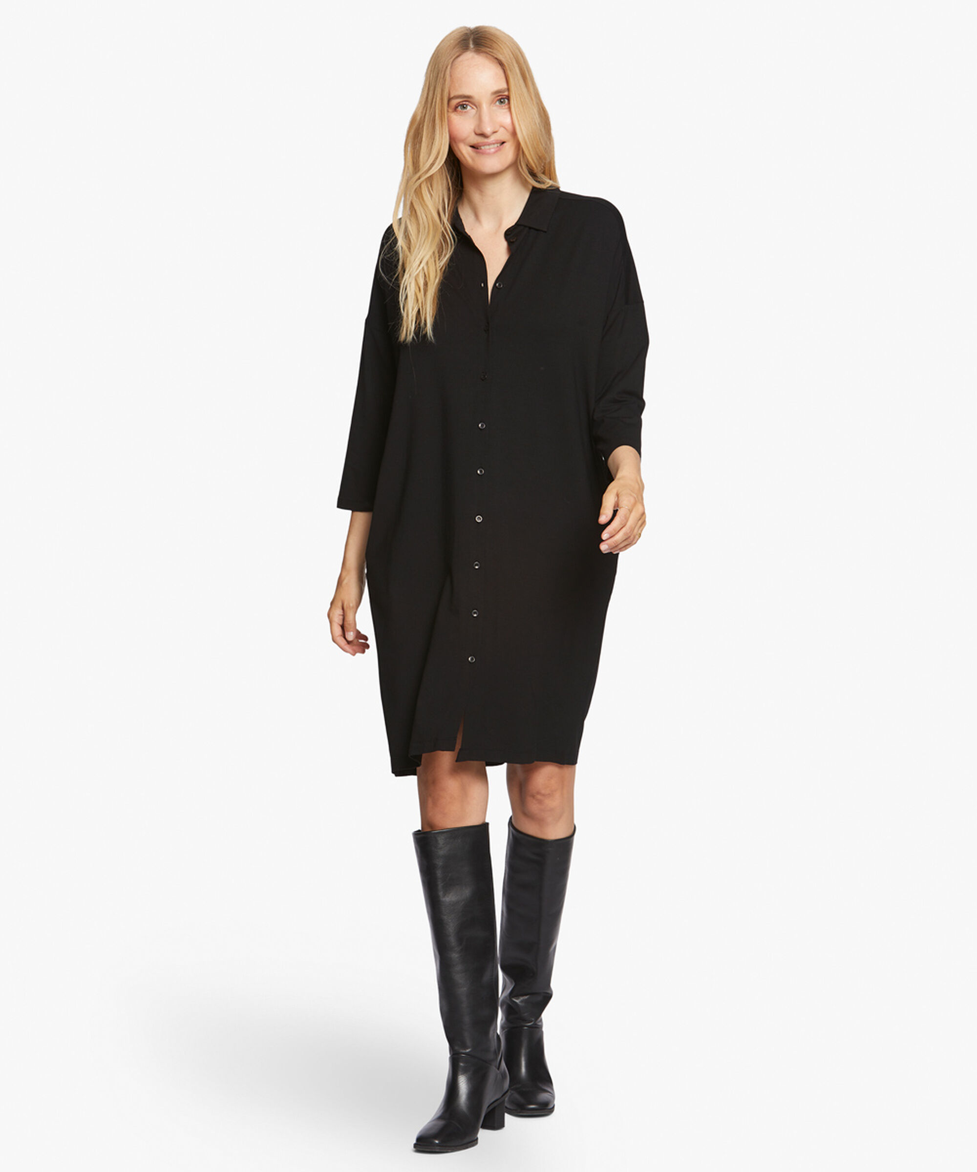 NITZI SKJORTEKJOLE, Black