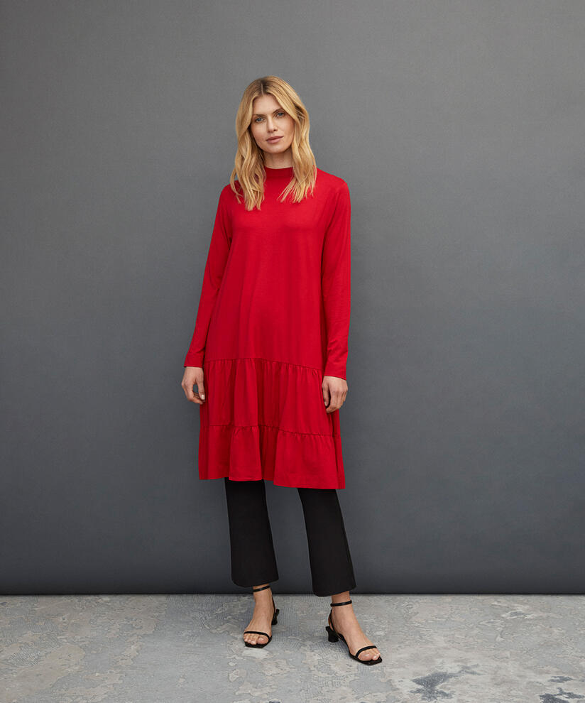 NORIS JERSEY KJOLE, Chilli Pepper, hi-res