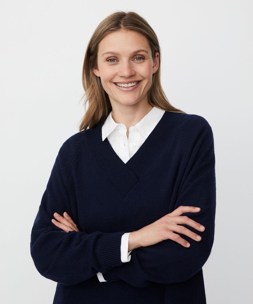 Fordane Top, Navy Blazer