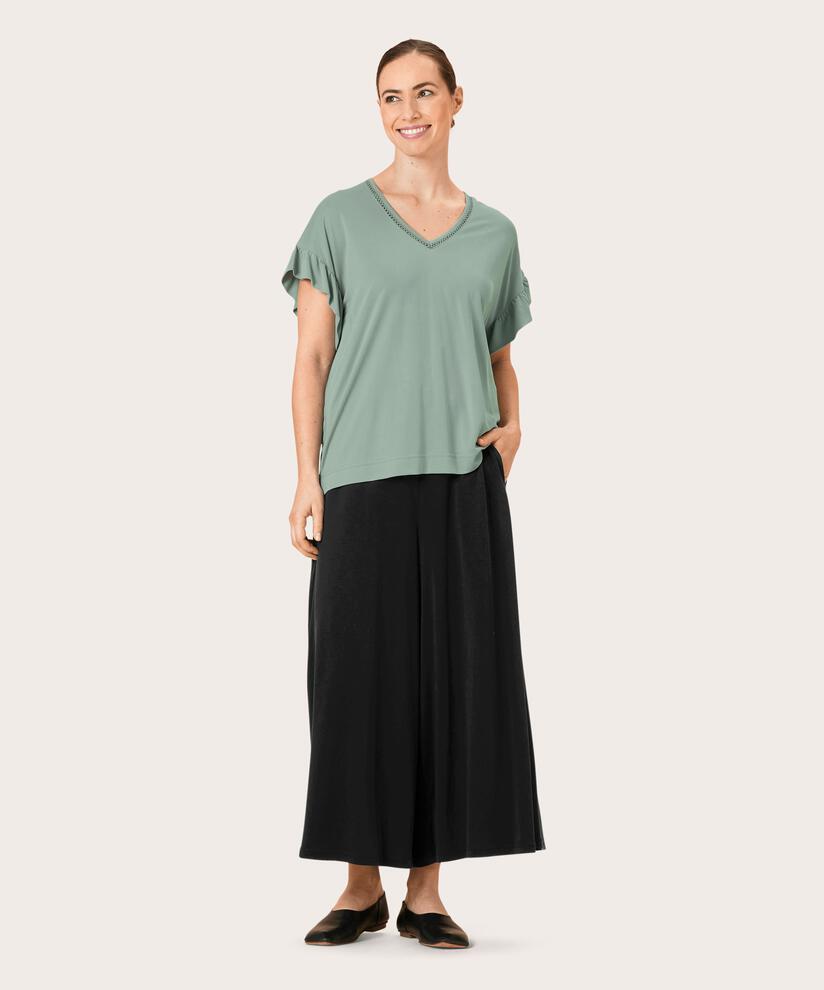 PAMELLA JERSEY BUKSER, Black