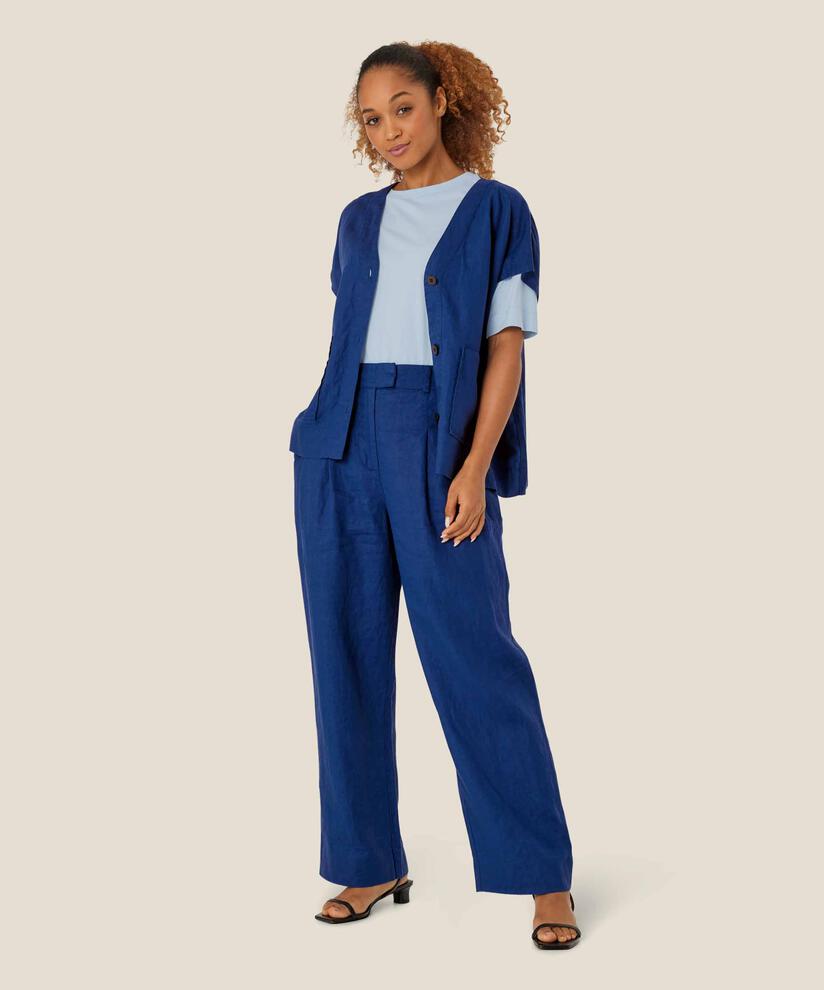 Idoro Skjorte, Navy Peony