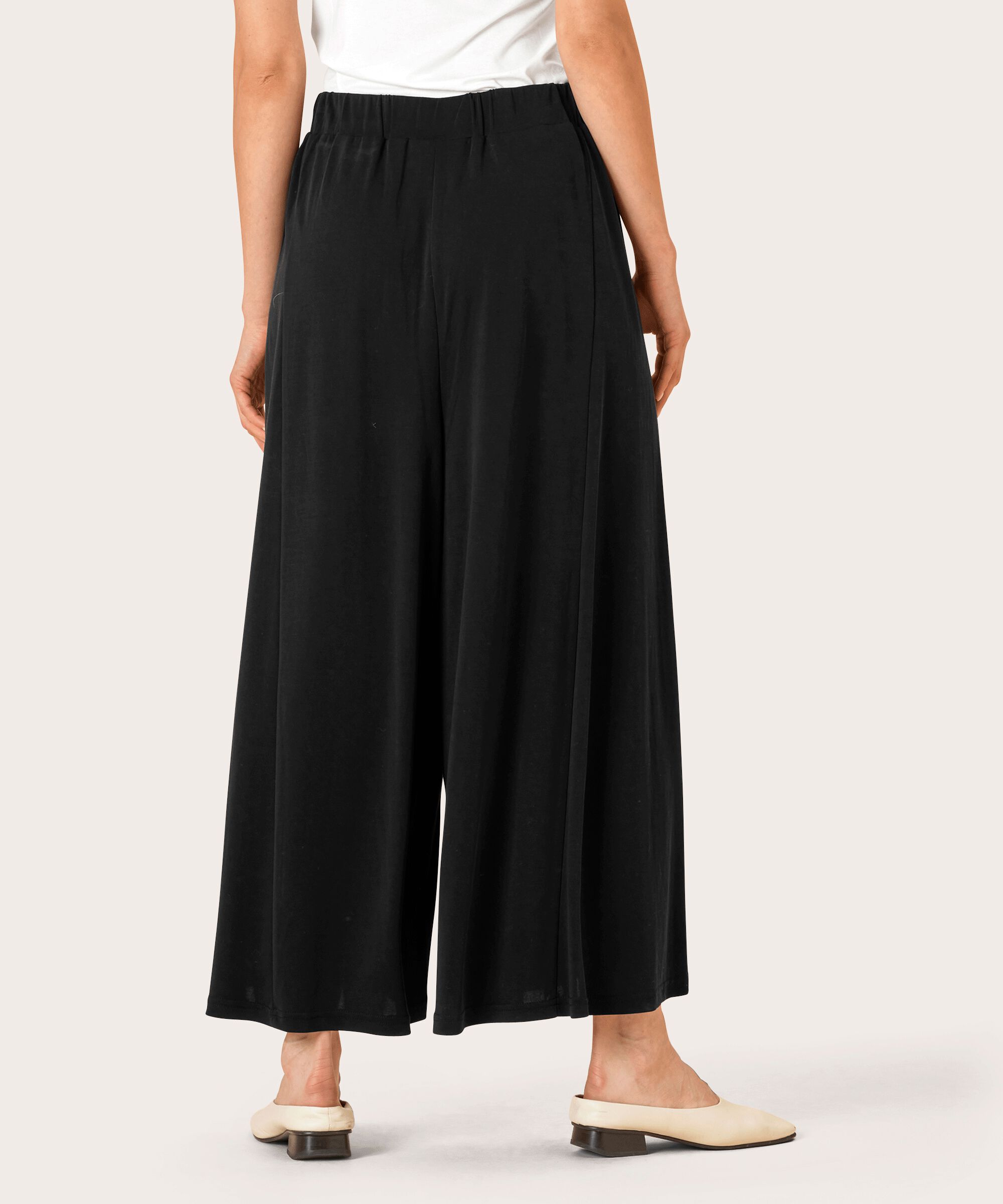 PAMELLA JERSEY BUKSER, Black