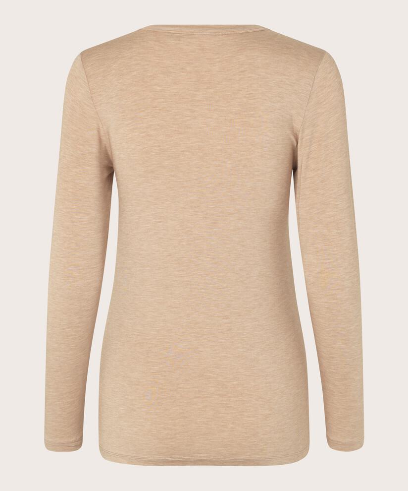 Doritla JERSEY Top, Toffee Melange