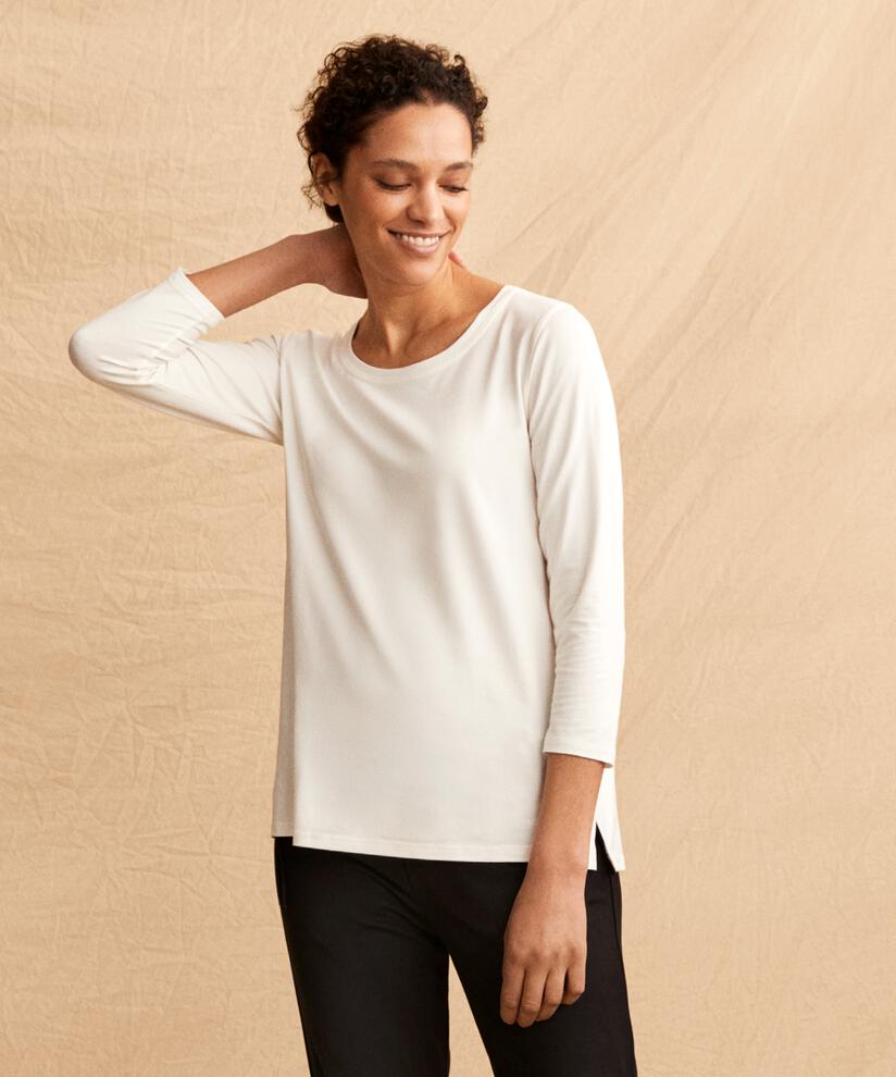 Cecille JERSEY Top, Cream