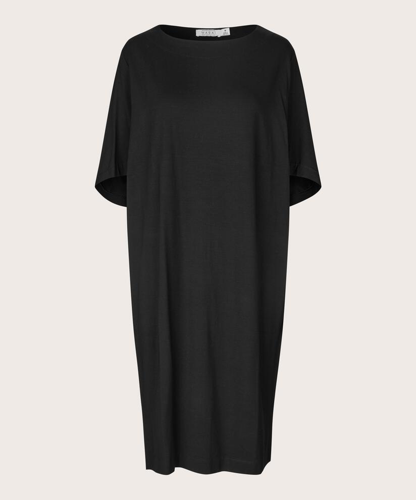 Nattie JERSEY Kjole, Black