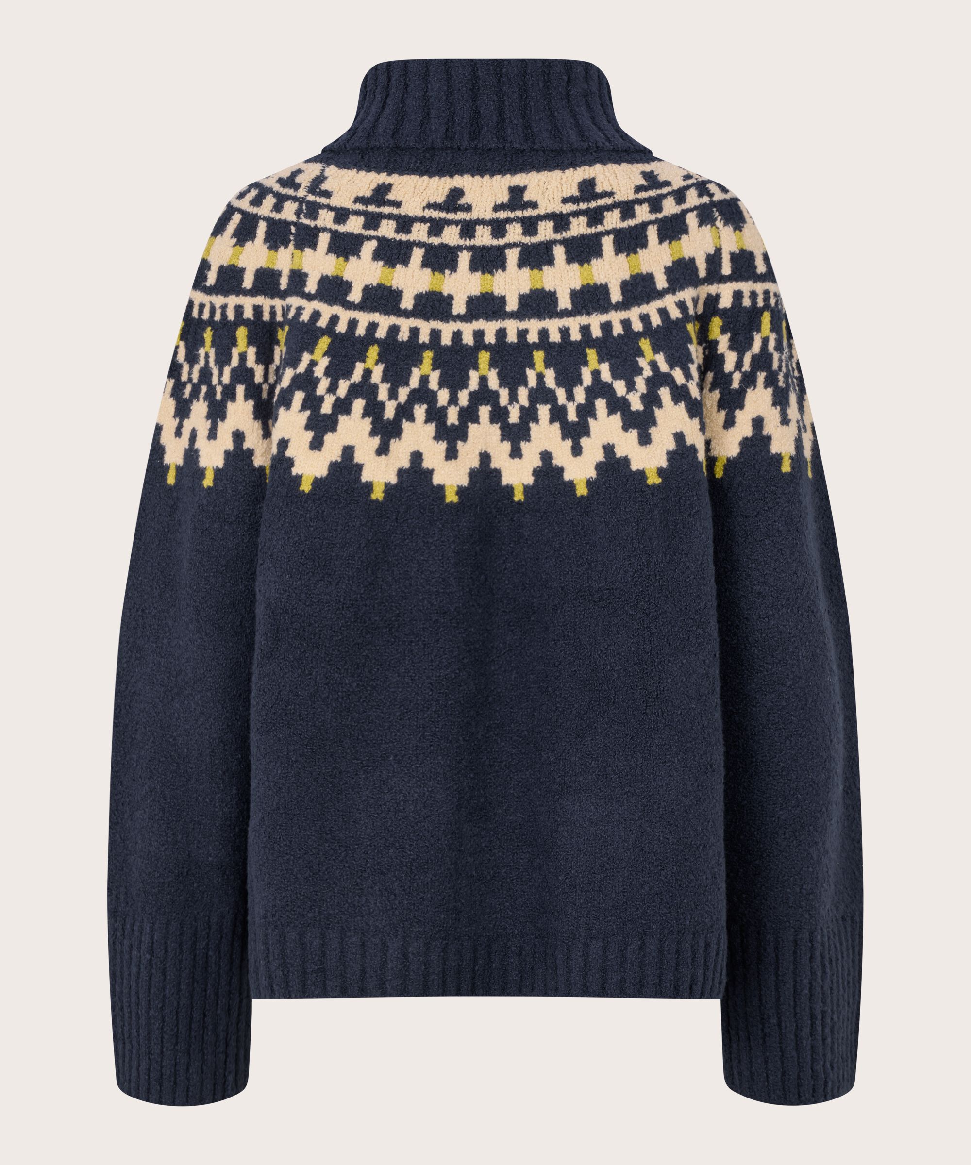 Fatima Top, Navy Blazer