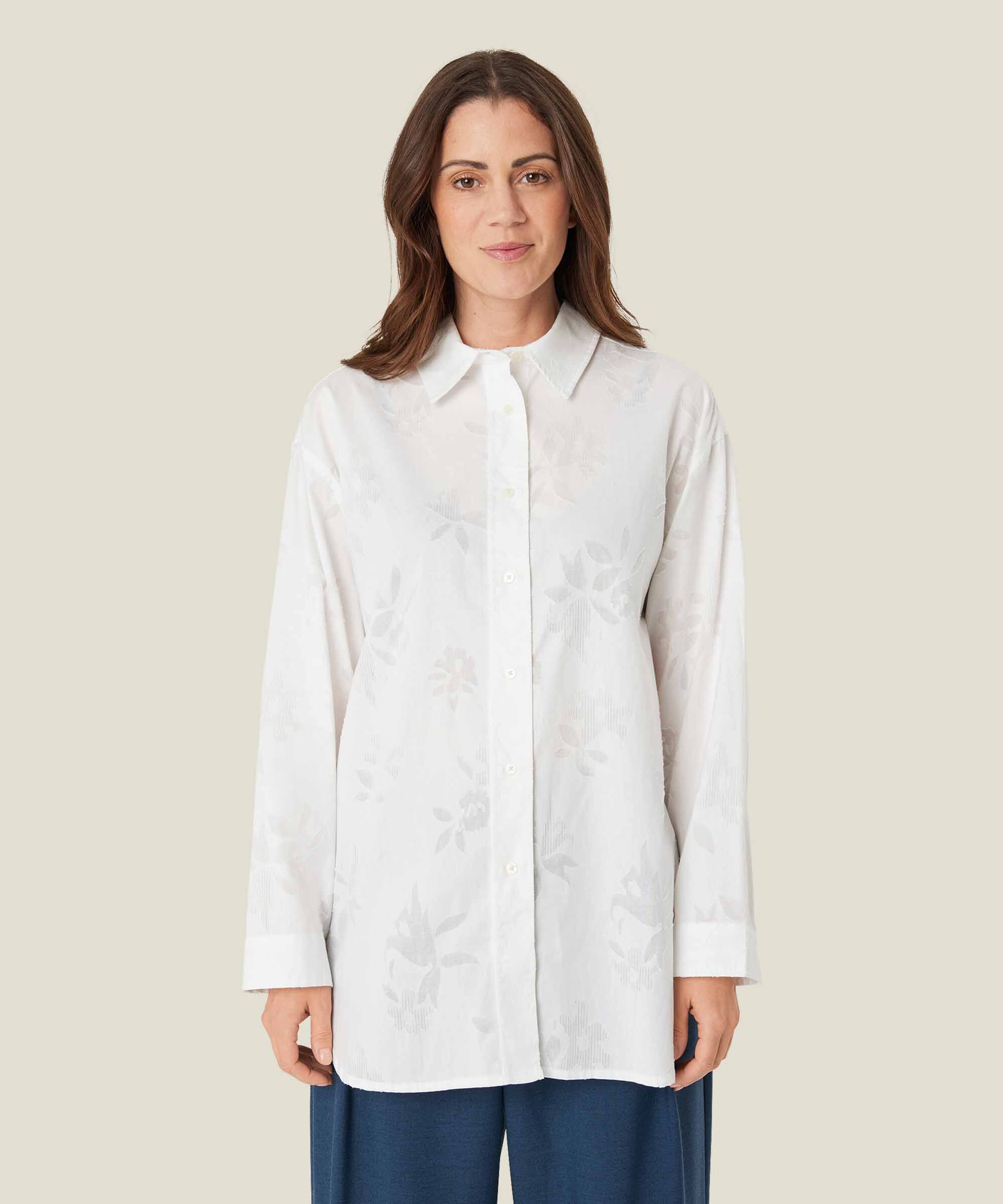 Idette Skjorte, White