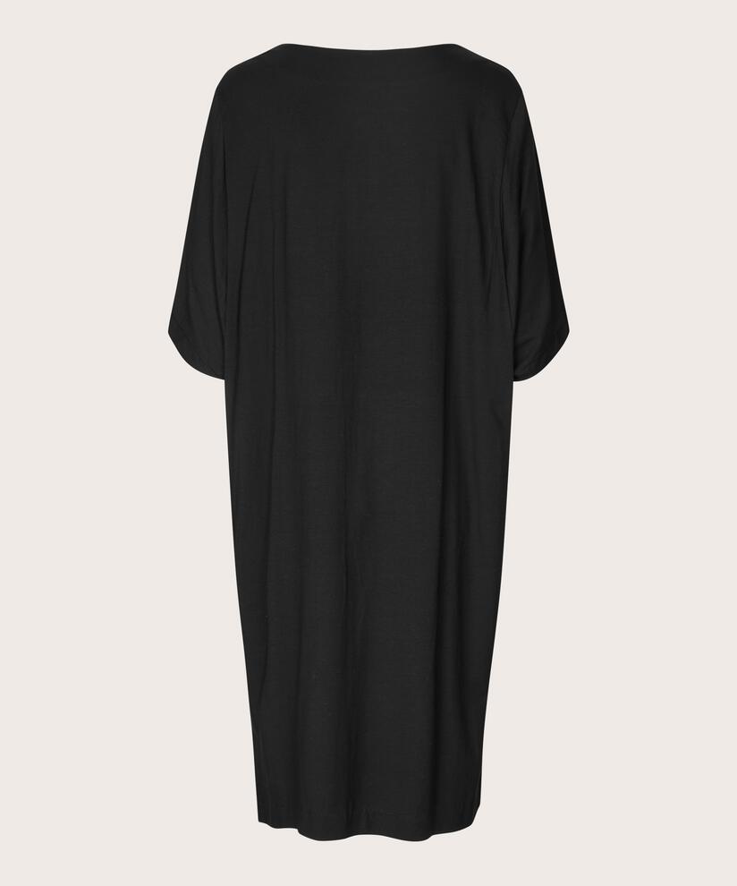 Nattie JERSEY Kjole, Black
