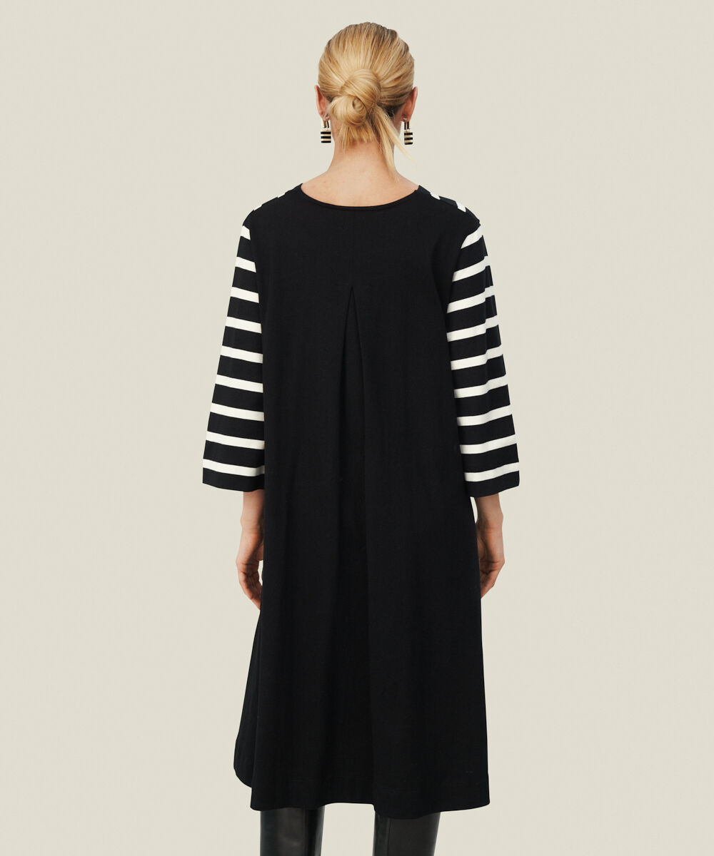 NELENA JERSEY KJOLE, Black