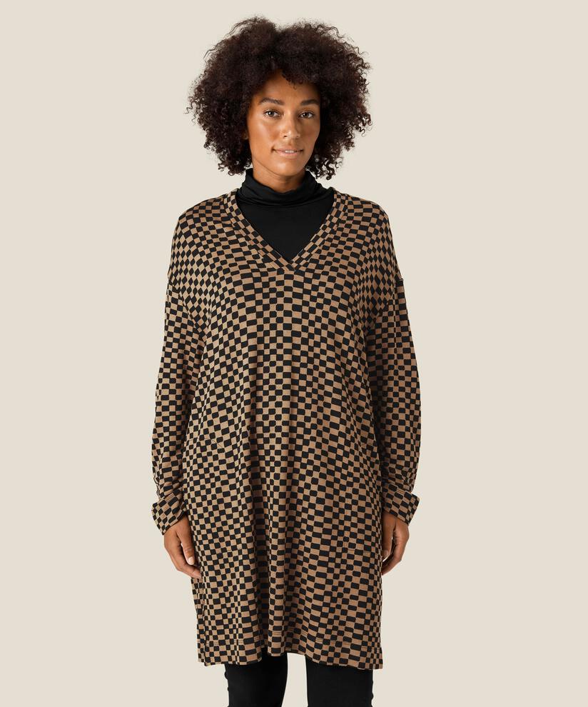 Giba JERSEY tunika, Tobacco Brown