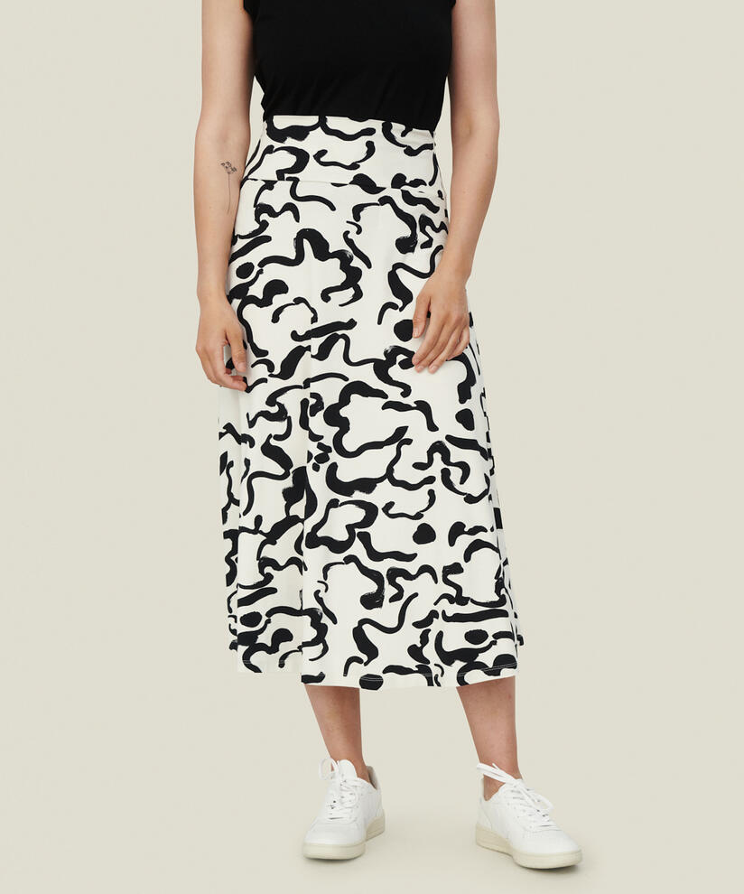 SABRINA JERSEY NEDERDEL, Black