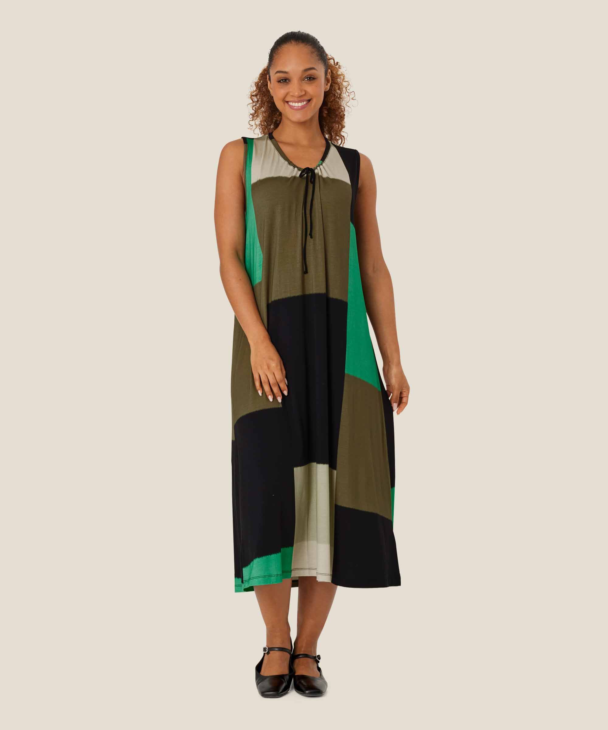 Octava JERSEY Kjole, Green Spruce