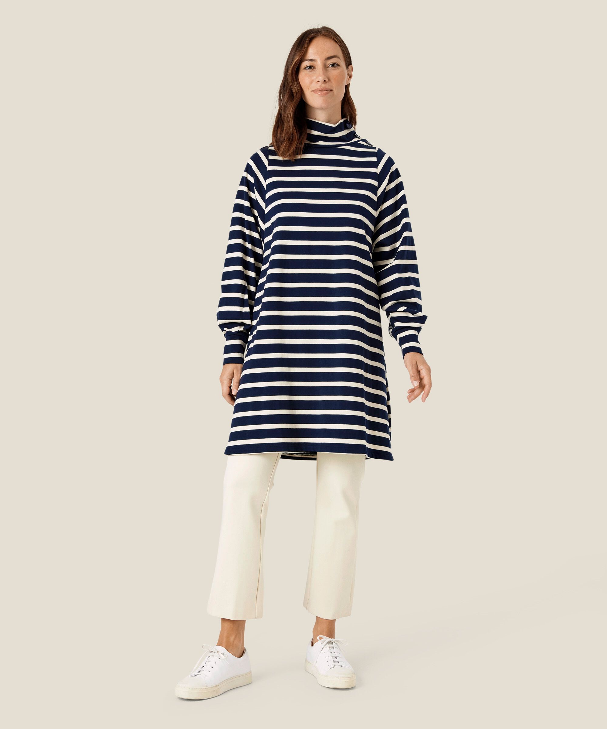 Nejanas JERSEY kjole, Navy Blazer