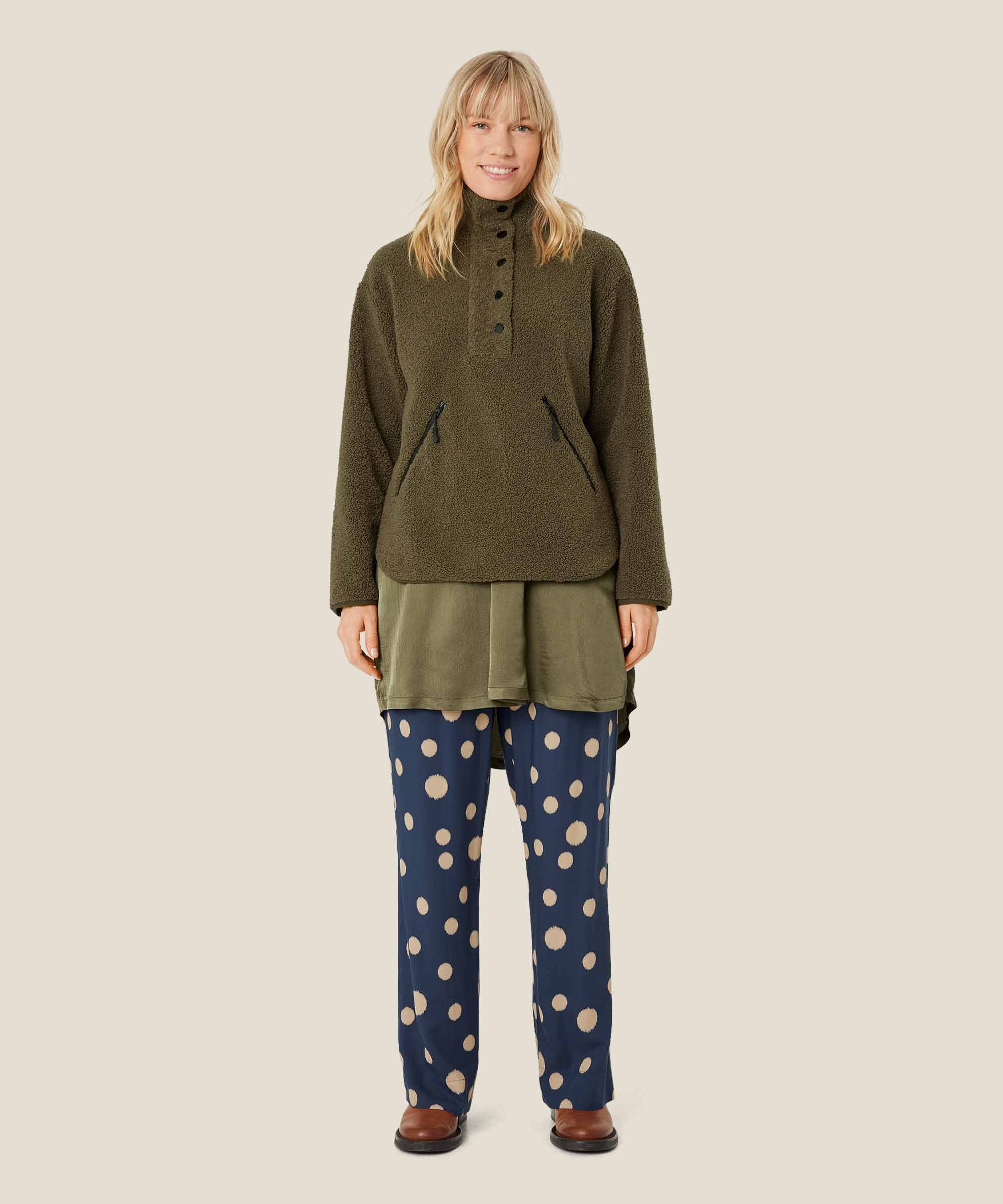 Biner Teddy Fleecetrøje, Sea Turtle