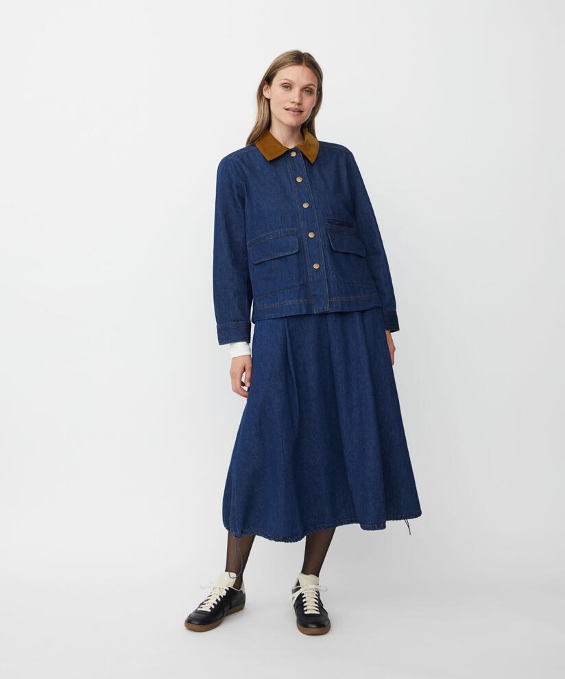 Stephi Denim Nederdel, Dark Denim