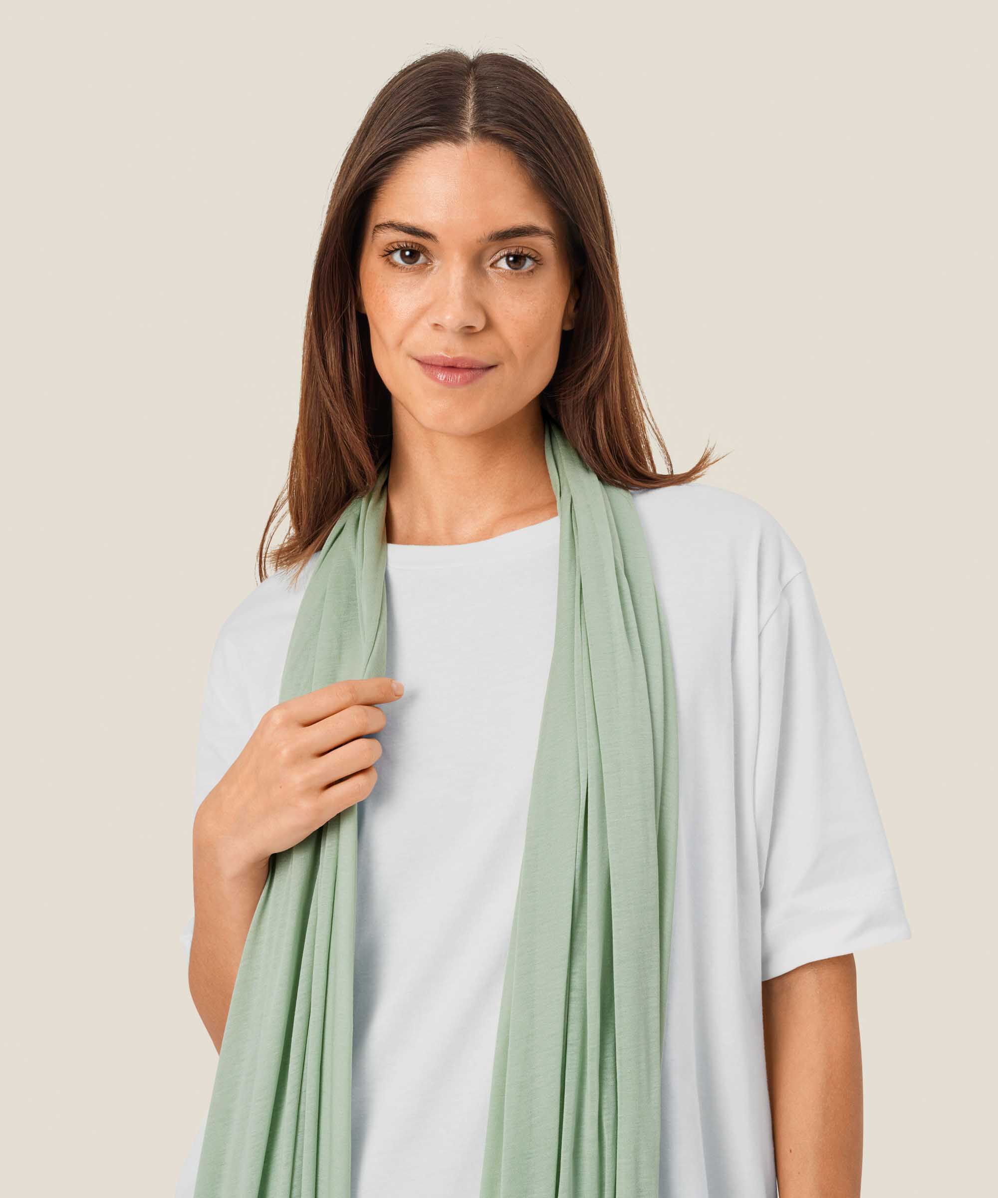 Amega JERSEY Tørklæde, Frosty Green