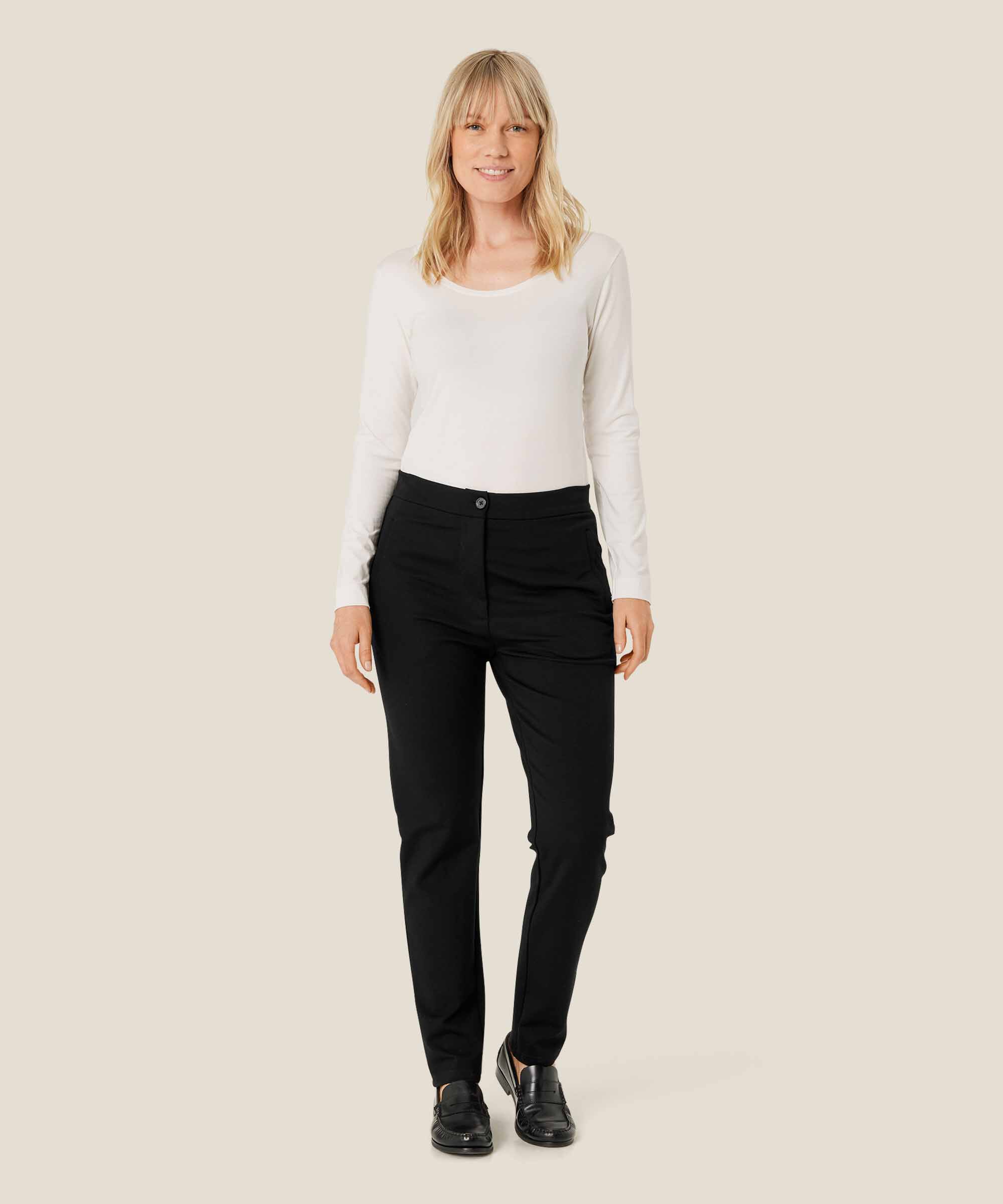 Pamala JERSEY Bukser, Black