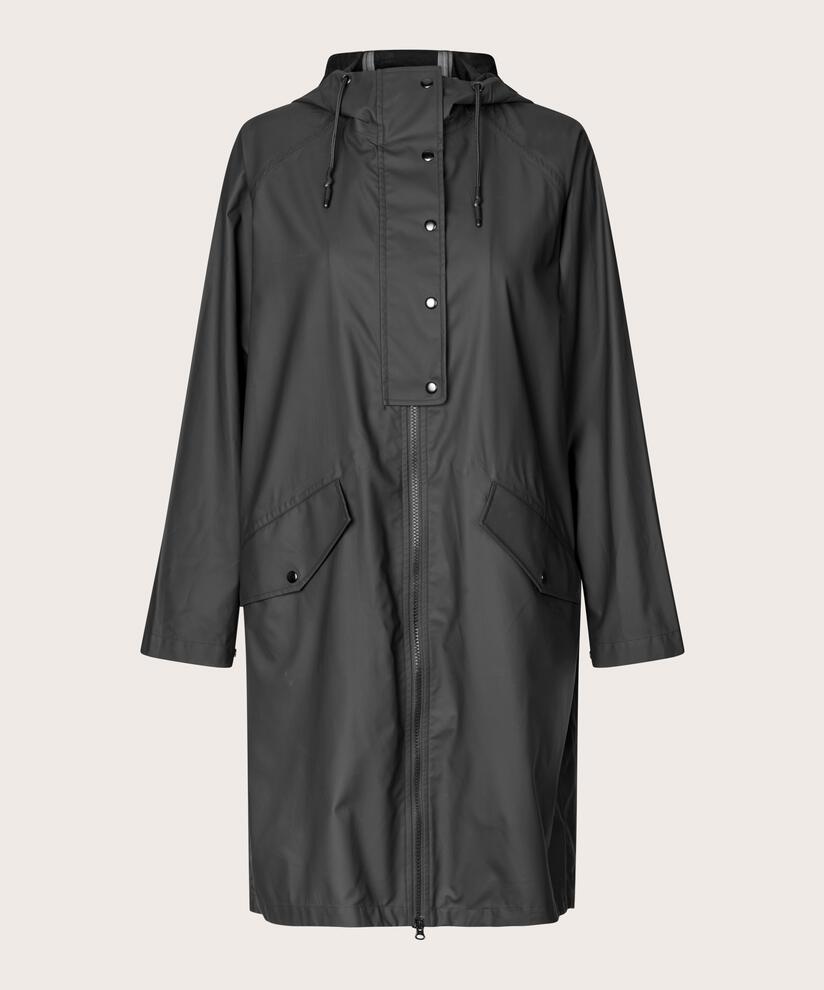 Theia Regnfrakke, Black