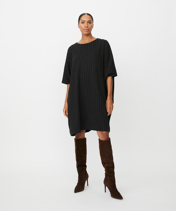 Nujanka JERSEY Kjole, Black