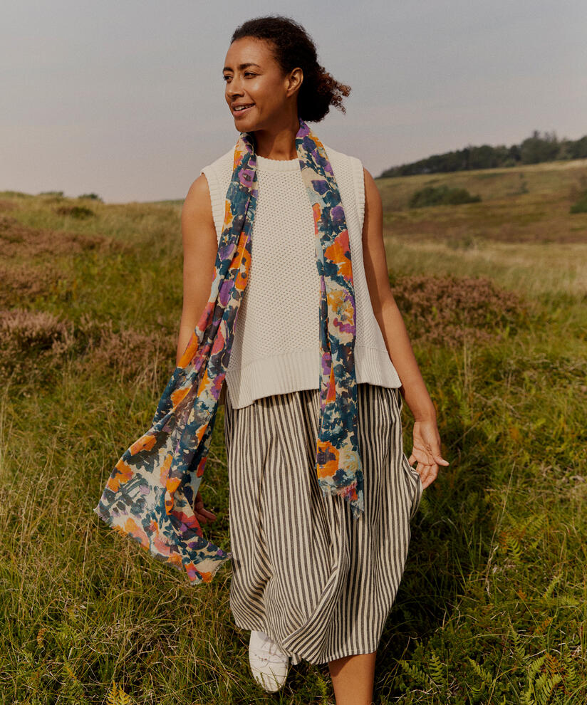 Aidalo Tørklæde, Meadow Violet