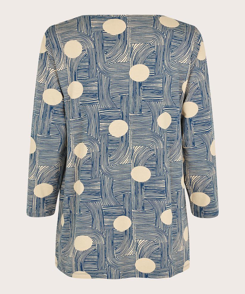 Cecille Jersey Top, Sargasso Sea