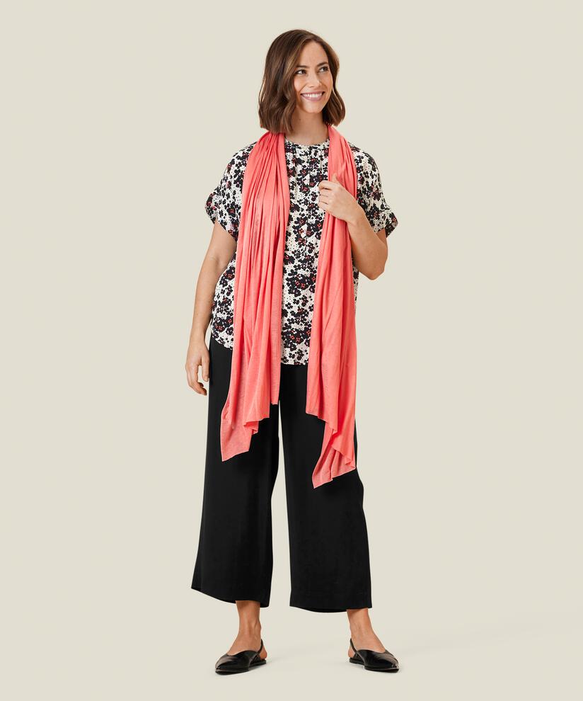 Amega JERSEY tørklæde, Spiced Coral, hi-res