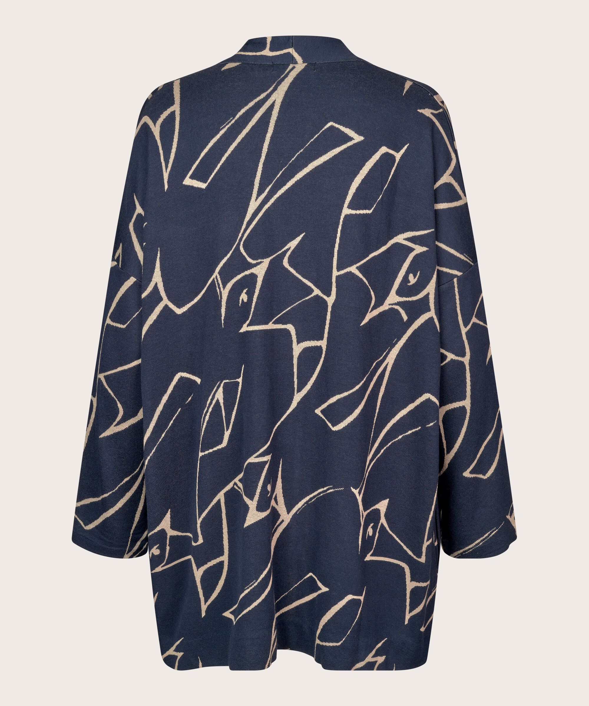 Ilkal JERSEY Cardigan, Navy Blazer