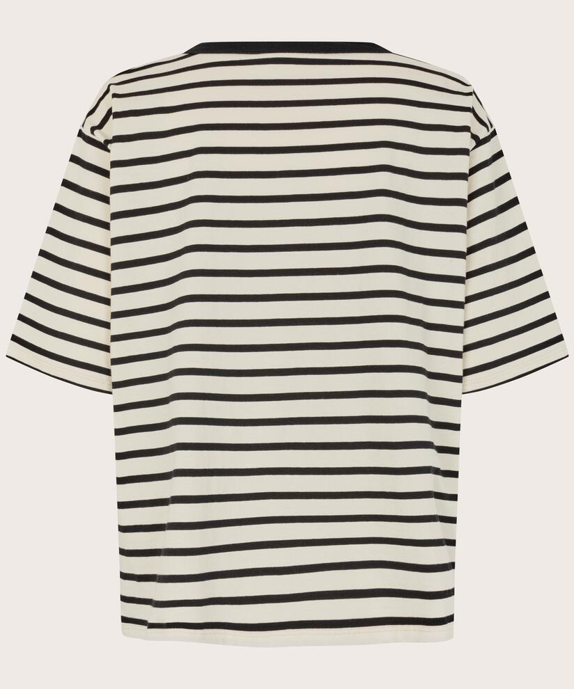 Doreann Jersey Top, Black