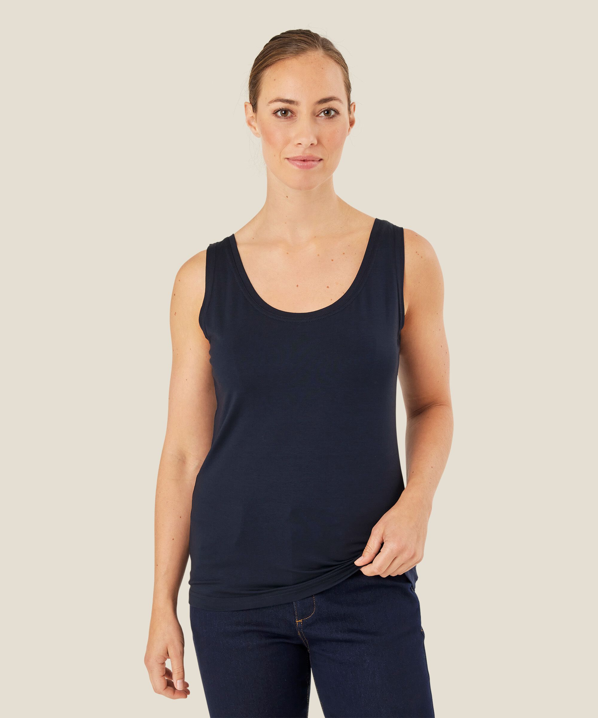Els JERSEY Top, Navy