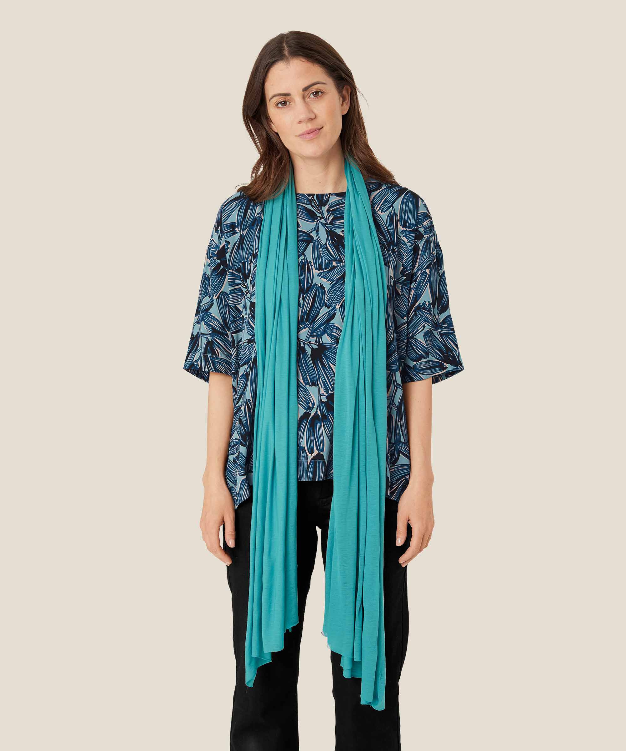 Amega JERSEY Tørklæde, Teal